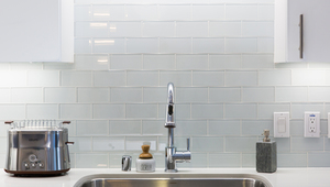 Designer tile kitchen backsplashes